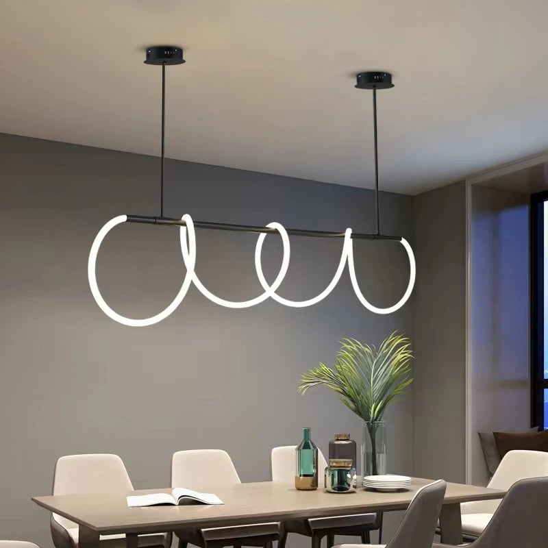 Long hose Led ceiling chandelier
