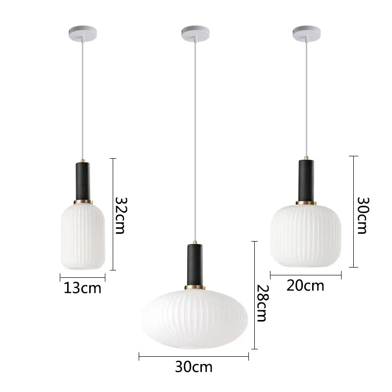 Simplicity Free Combination White Nordic LED Pendant Lights