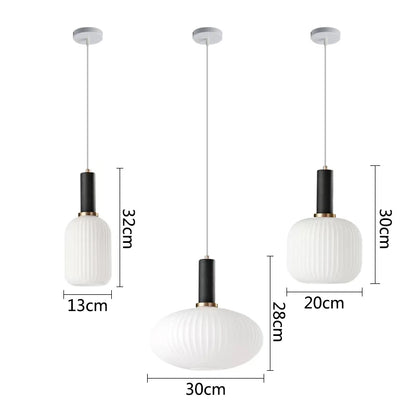 Simplicity Free Combination White Nordic LED Pendant Lights