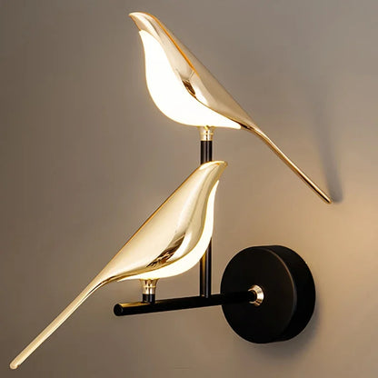 Remote control Led Bird sconce Light