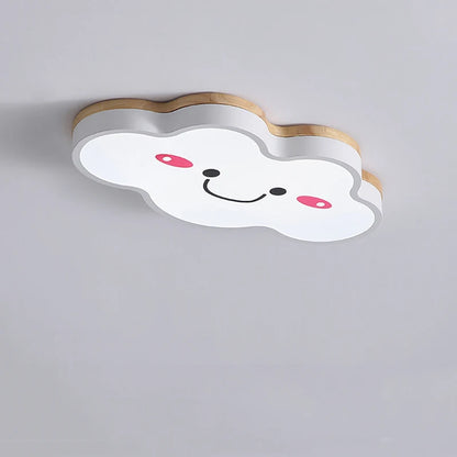 Luces Led de techo en forma de nube, lámpara de techo Multicolor para habitación de niños, candelabro de dibujos animados para dormitorio, lámparas de guardería y guardería