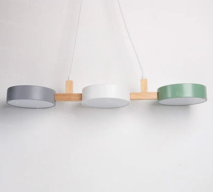 Nordic Modern Wooden Suspension Lighting