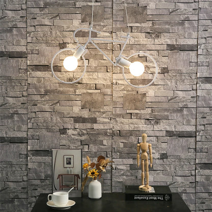 Antique Iron Bicycle Pendant Lights