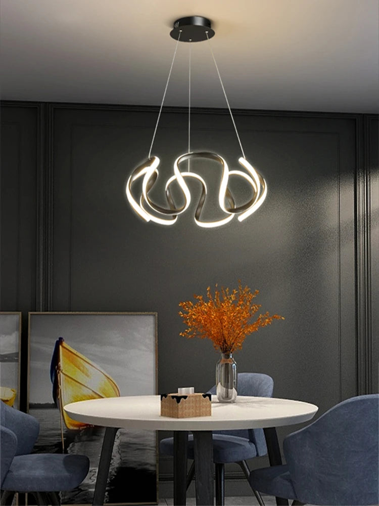 Modern Nordic Led Gold/Black pendent light