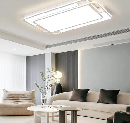 Double stack led flush mount lighting