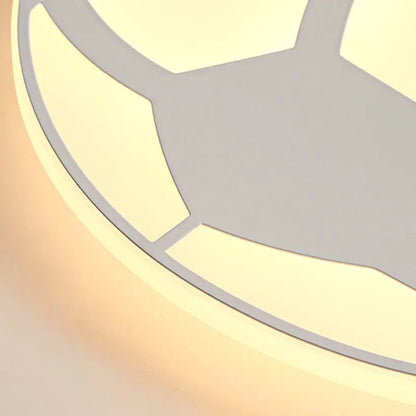 Lámpara de fútbol moderna para niños, luz Led de techo con Control remoto, decoración para sala de estar, dormitorio, habitación de niños, iluminación acrílica para el hogar