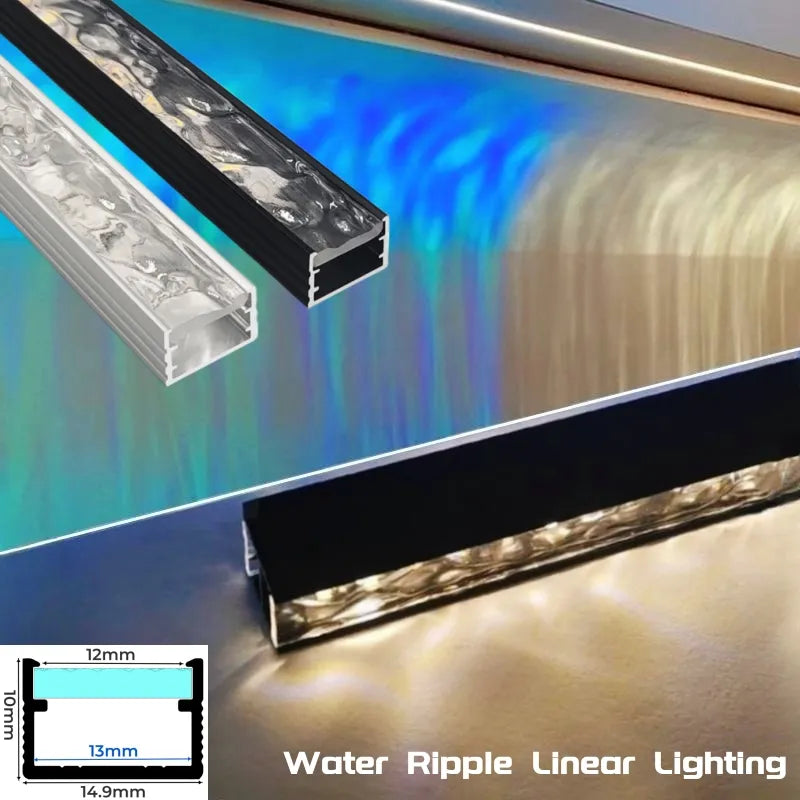 3D Water Ripple LED Aluminum recessed light
