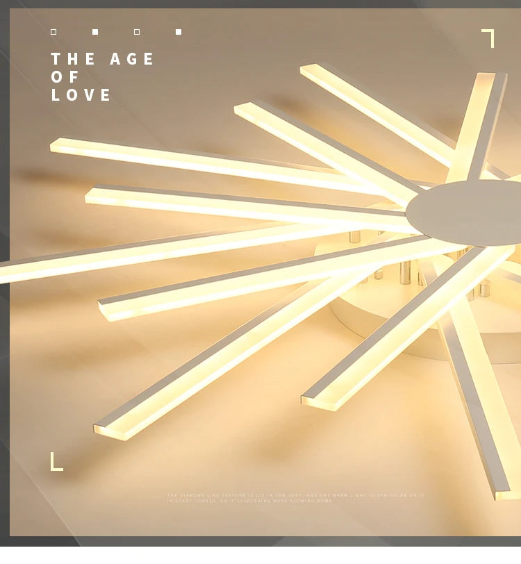 Flower shape Acrylic Chandelier