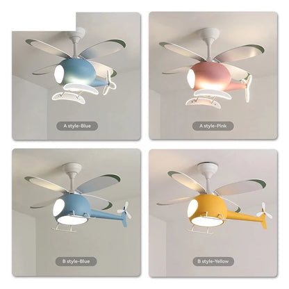 Helicopter Remote control Children Ceiling Fan