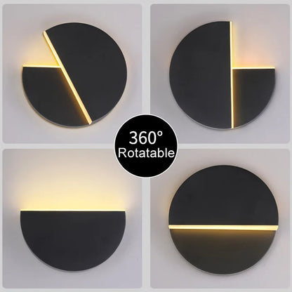 Modern LED 360 Degree Rotation Adjustable sconce light