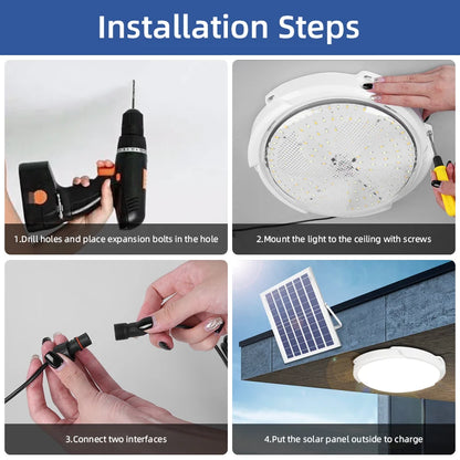 Smart Indoor Solar Ceiling light