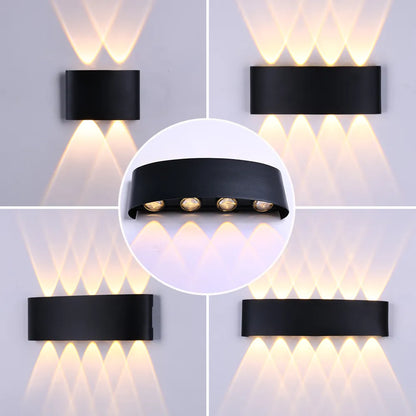 LED Waterproof Aluminum sconce light