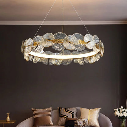 LED Lotus Leaf Decor chandelier Lighting