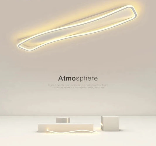 LED Wave flush mount light