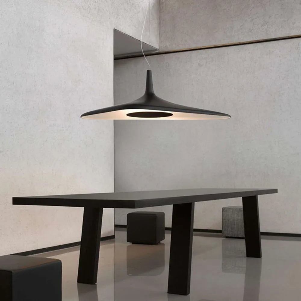 Lámpara colgante Irregular de diseño italiano para mesa de comedor, sala de estar, restaurante, iluminación colgante en blanco y negro, iluminación de isla de cocina
