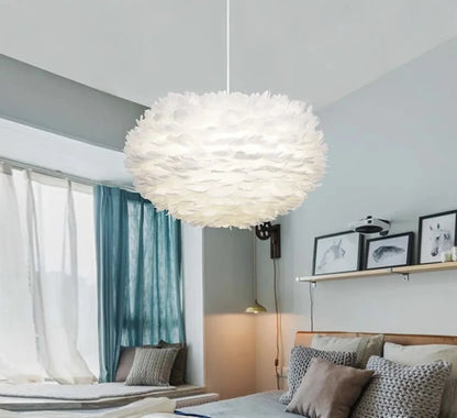 Feather Hanging pendent light