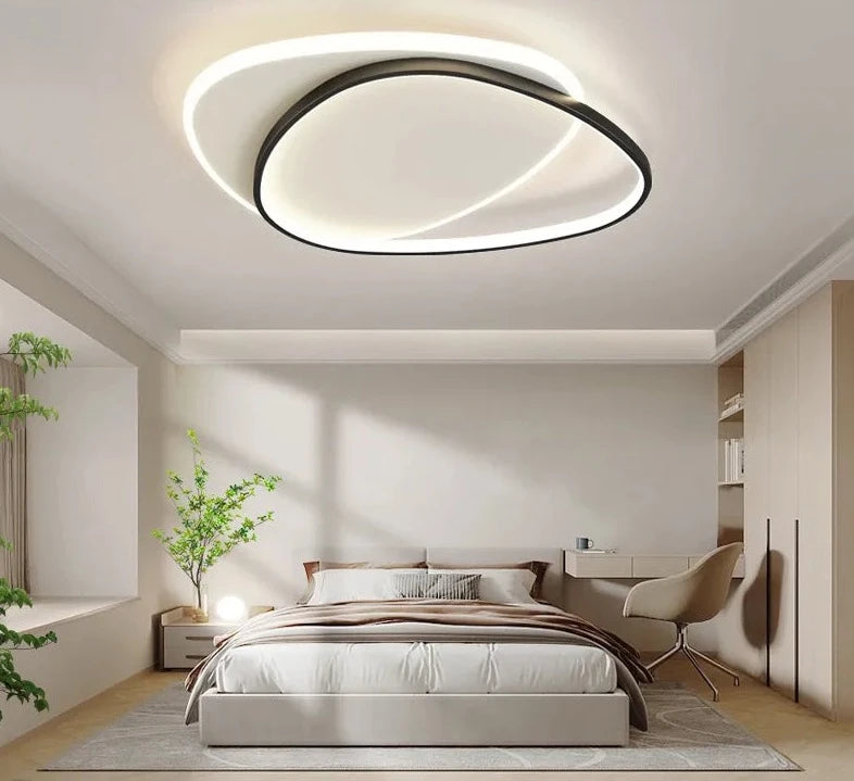 Luces de techo LED modernas para dormitorio, estudio, sala de estar, lámparas de iluminación redondas para interiores, decoración, Luminaria, Lustres, lámparas Avize