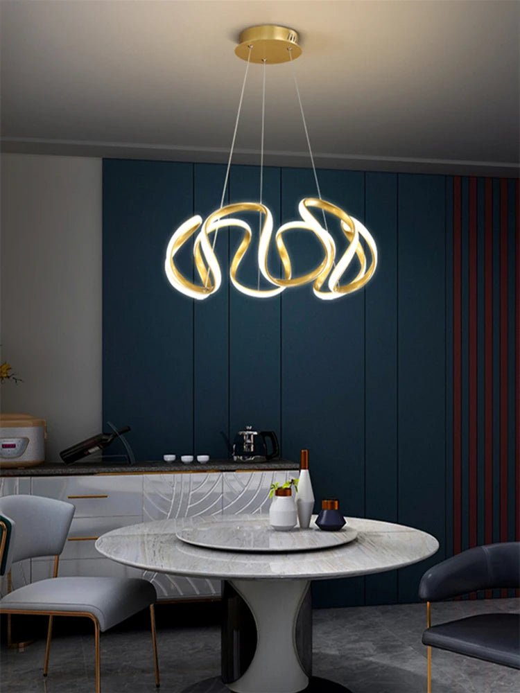 Modern Nordic Led Gold/Black pendent light