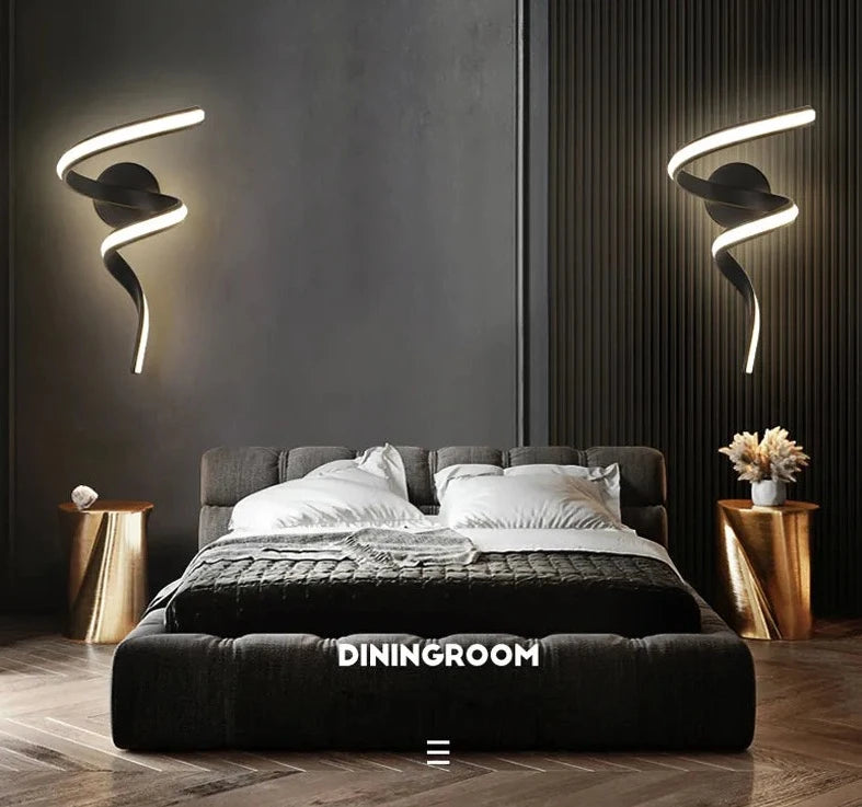 Lusterless Background LED Sconce Light