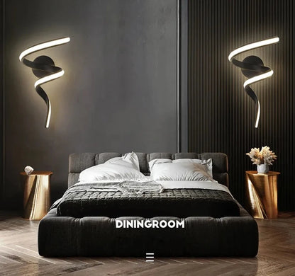 Lusterless Background LED Sconce Light