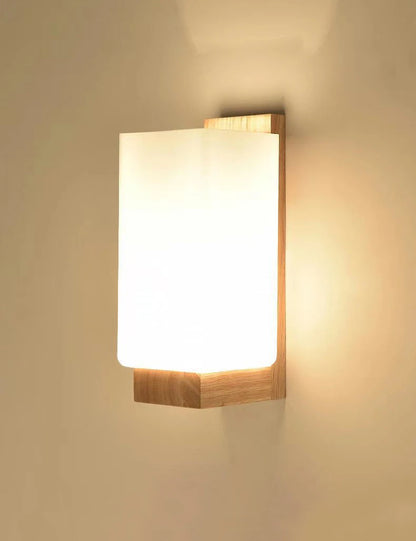 Nordic Sconce Light with Glass Shade