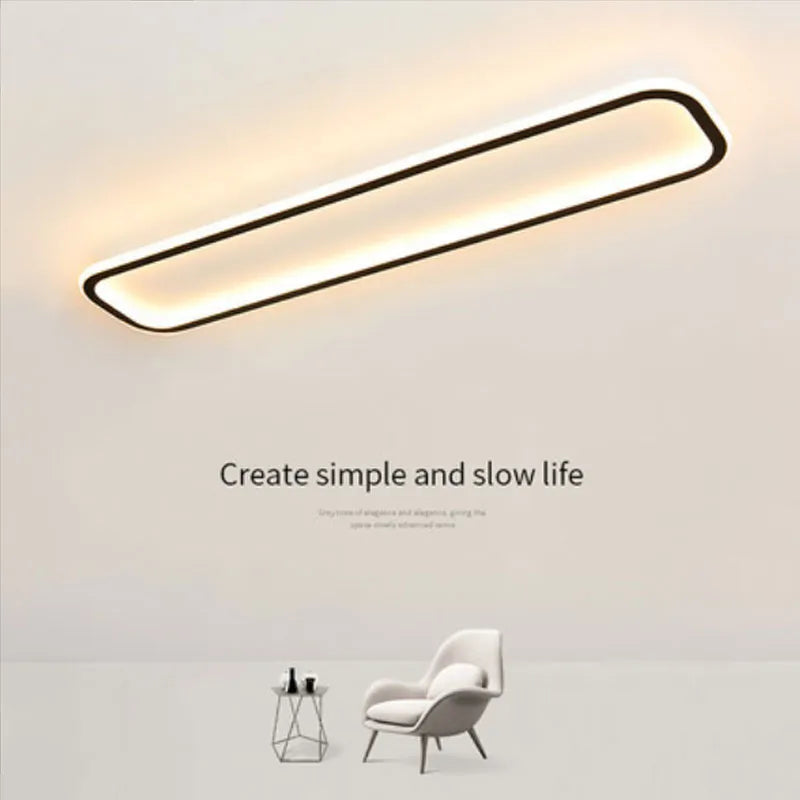 Simple modern LED Rectangular light
