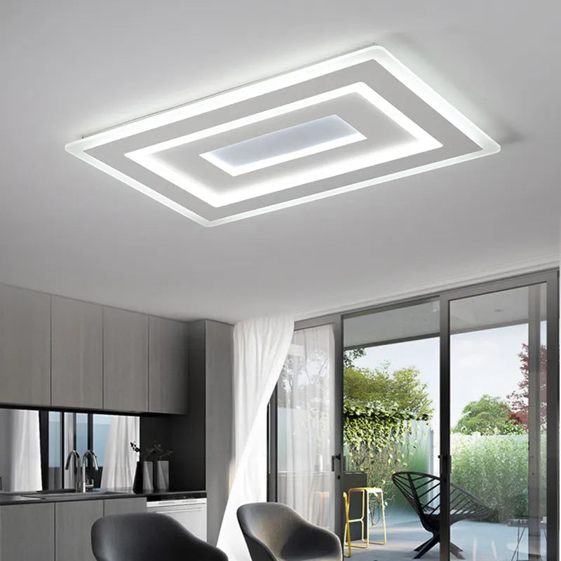 Modern Surface Mounted Led Ultra-thin square/rectangular lights