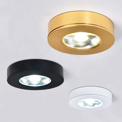 Foco LED descendente, luz de techo ultrafina, foco Led de 10W, 7W, 5W, lámpara de puntos de techo montada en superficie para accesorios de cocina del hogar