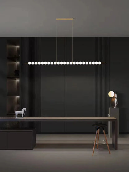 Magic bean All Copper White Ball Lusters Hanging chandelier