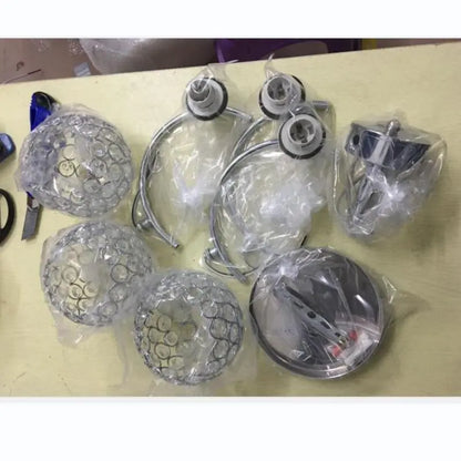 Led Modern three light sources crystal pendent