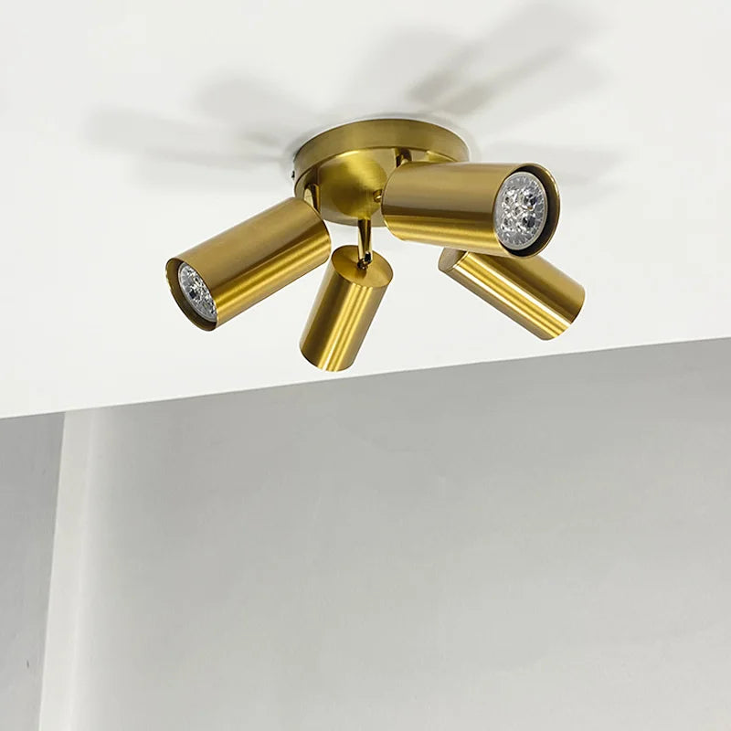 Golden Adjustable Lampshades