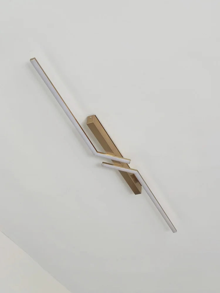 Nordic LED Long L Strip Surface Mounted Ceiling Lights