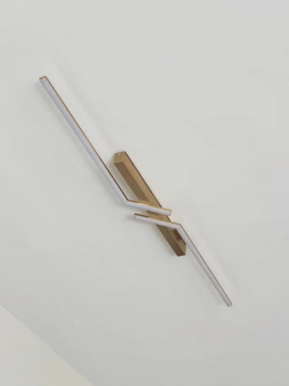 Nordic LED Long L Strip Surface Mounted Ceiling Lights