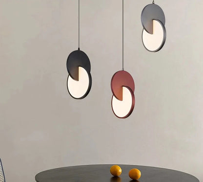 Lámpara colgante Led de nuevo estilo, moderna, 11W, 85-265V, hierro acrílico, mesita de noche, dormitorio, comedor, sala de estar, Bar, luz decorativa