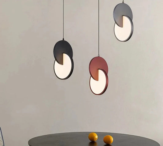 Led Acrylic Iron pendent light