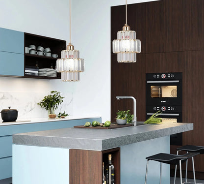 Lámpara colgante de cristal K9 moderna, lámpara Led de techo para sala de estar, comedor, candelabro nórdico, decoración para pasillo, balcón, accesorio Lumi