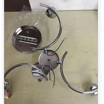 Led Modern three light sources crystal pendent