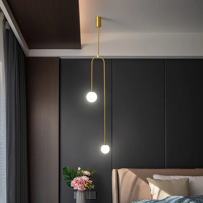 Nordic bedside pendant
