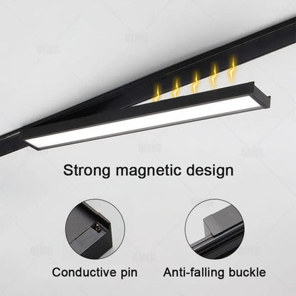 Slim Magnetic Track Light System