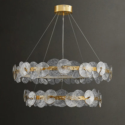LED Lotus Leaf Decor chandelier Lighting