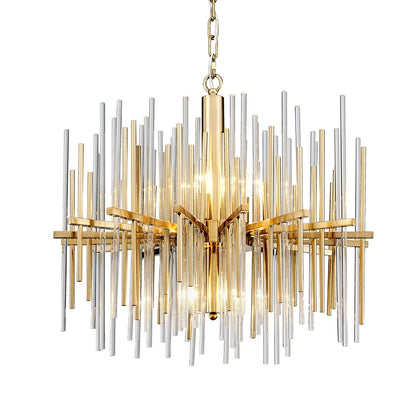 Luxury golden round stainless chandeliers lighting