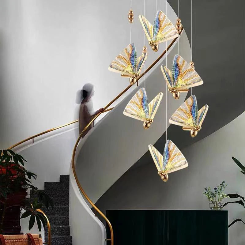 LED Butterfly Hanging pendent light