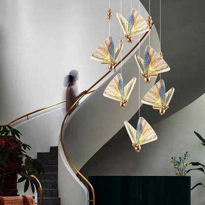 LED Butterfly Hanging pendent light