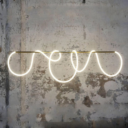 Led Golden Shiny Loft Interior Lighting