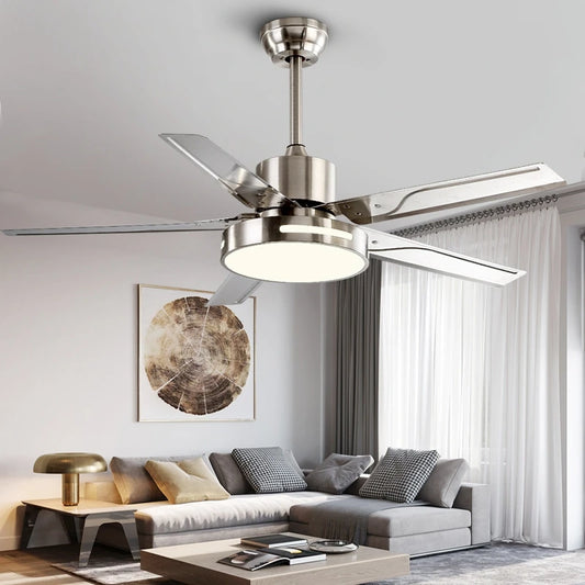 Nordic LED ceiling Fan/w light