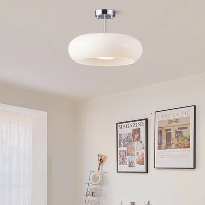 Yellow Glass LED Pendant Light