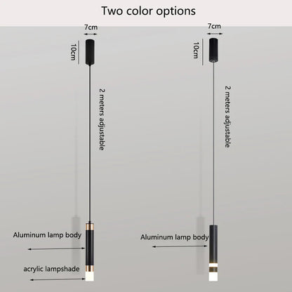 Luces colgantes LED de brillo nórdico, lámpara moderna para sala de estar, mesa de comedor, mesita de noche, entrada, cocina, bar, iluminación interior