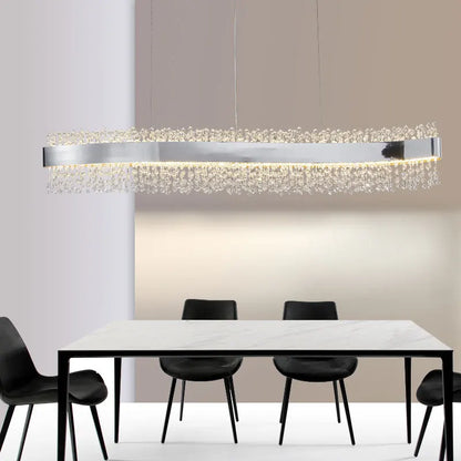 Wave Crystal Chandelier