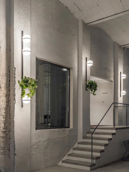 Nordic LED Modern Art Deco sconce Lights with plant pot