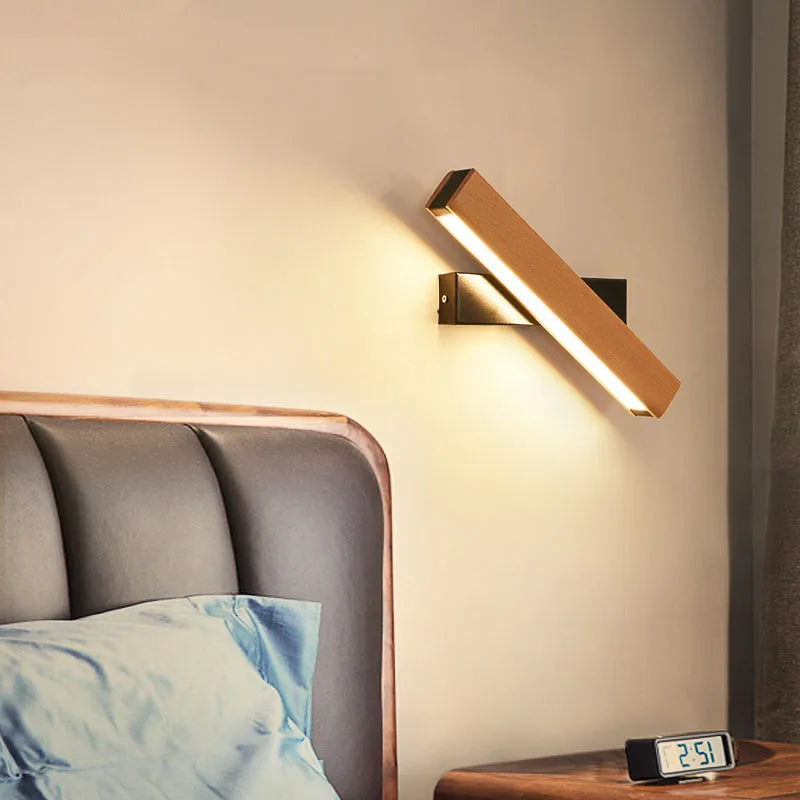 Nordic Wooden LED Adjustable sconce light